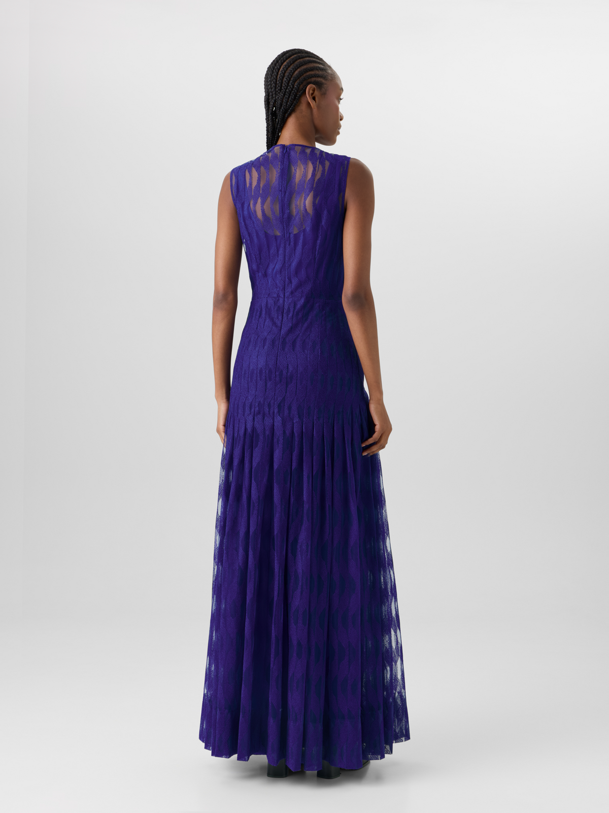 Designer Sleeveless High Plains Gown - purple #editorial