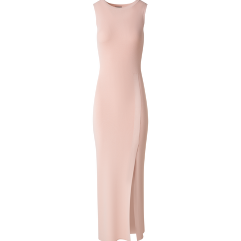 Fitted Tube Knit Dress with Side Slit