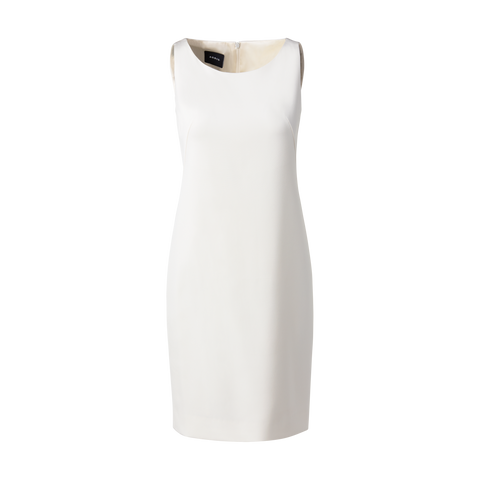 Silk Crêpe Stretch Sheath Dress