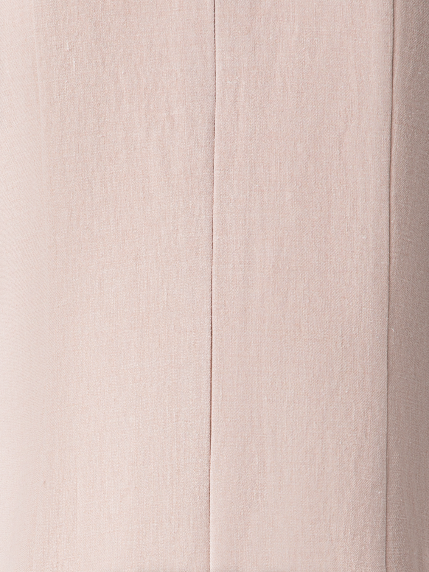 Designer Pleated Midi Dress in a Linen Wool Blend - neutral - pastel - beige