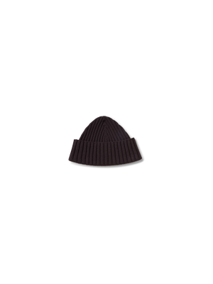 Designer Wool Cashmere Beanie - brown
