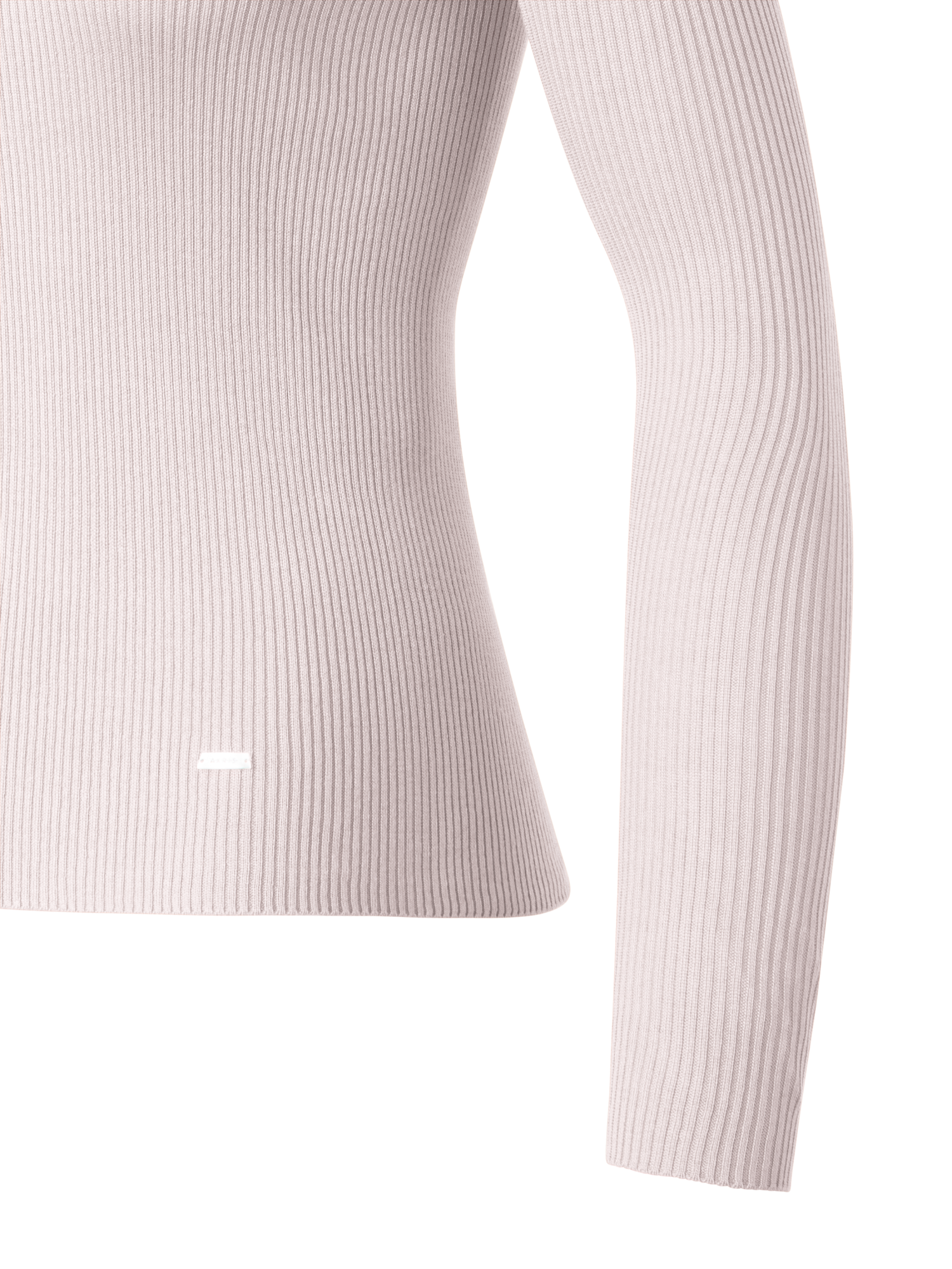 Designer Seamless Silk Cotton Knit Sweater - pink