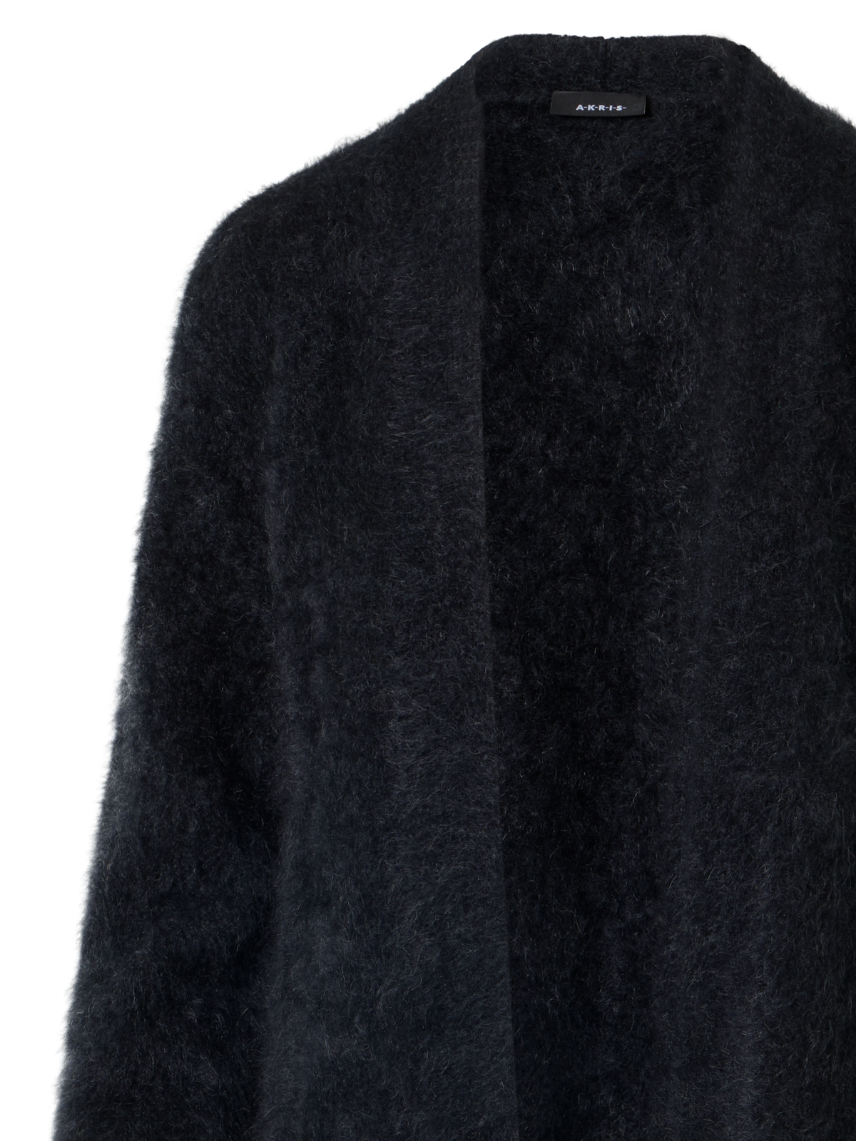 Designer Cloud Cashmere Maxi Knit Coat - grey