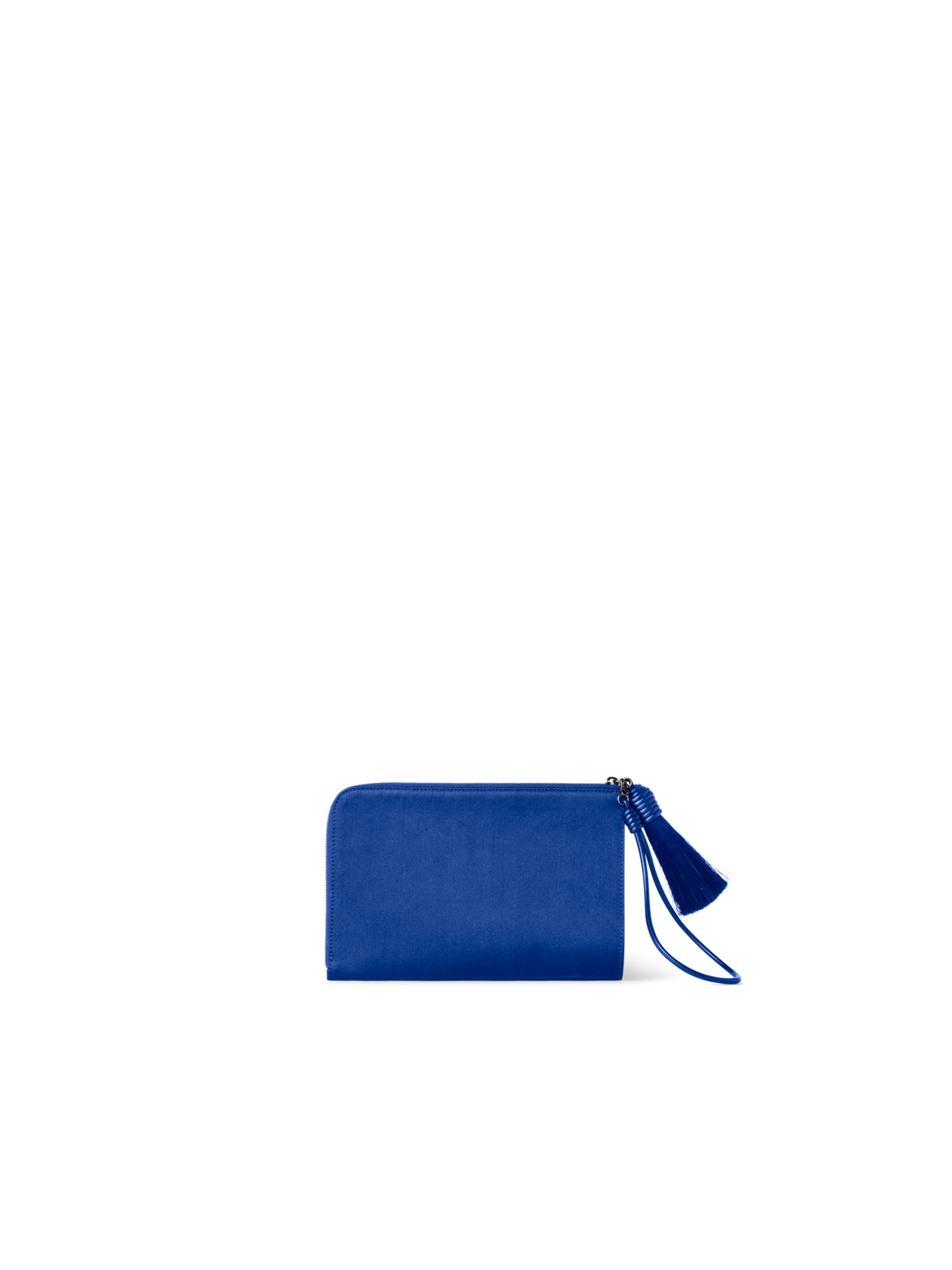 Designer Alexa Tassle Pouch - blue