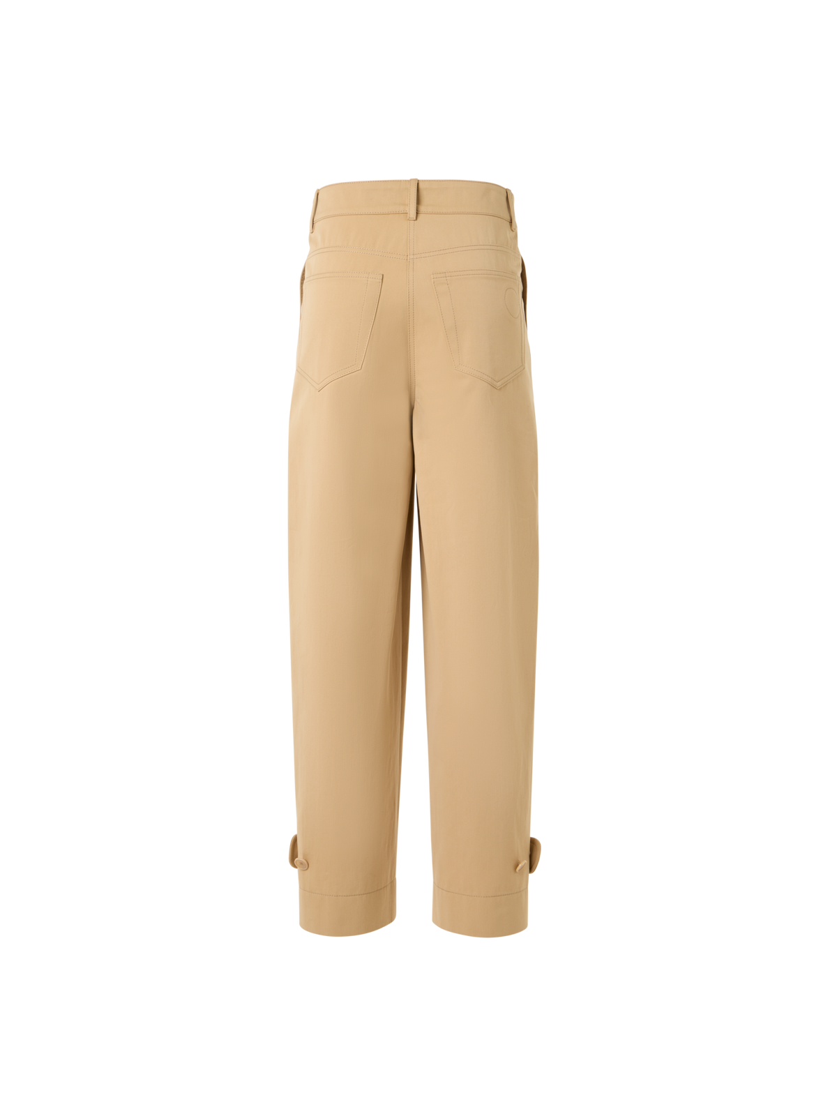 Designer Fraser Pants in Cotton Gabardine - beige