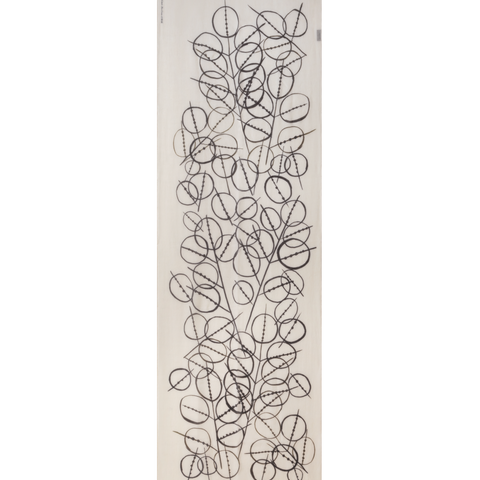 Cashmere Scarf with Polka Dots Print