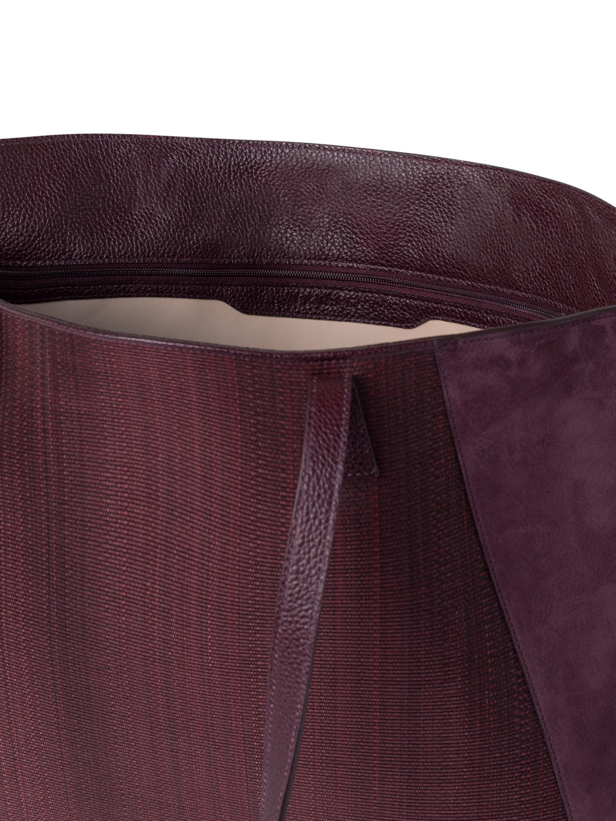 Designer Ai Medium Shoulder Tote - purple - wine - red