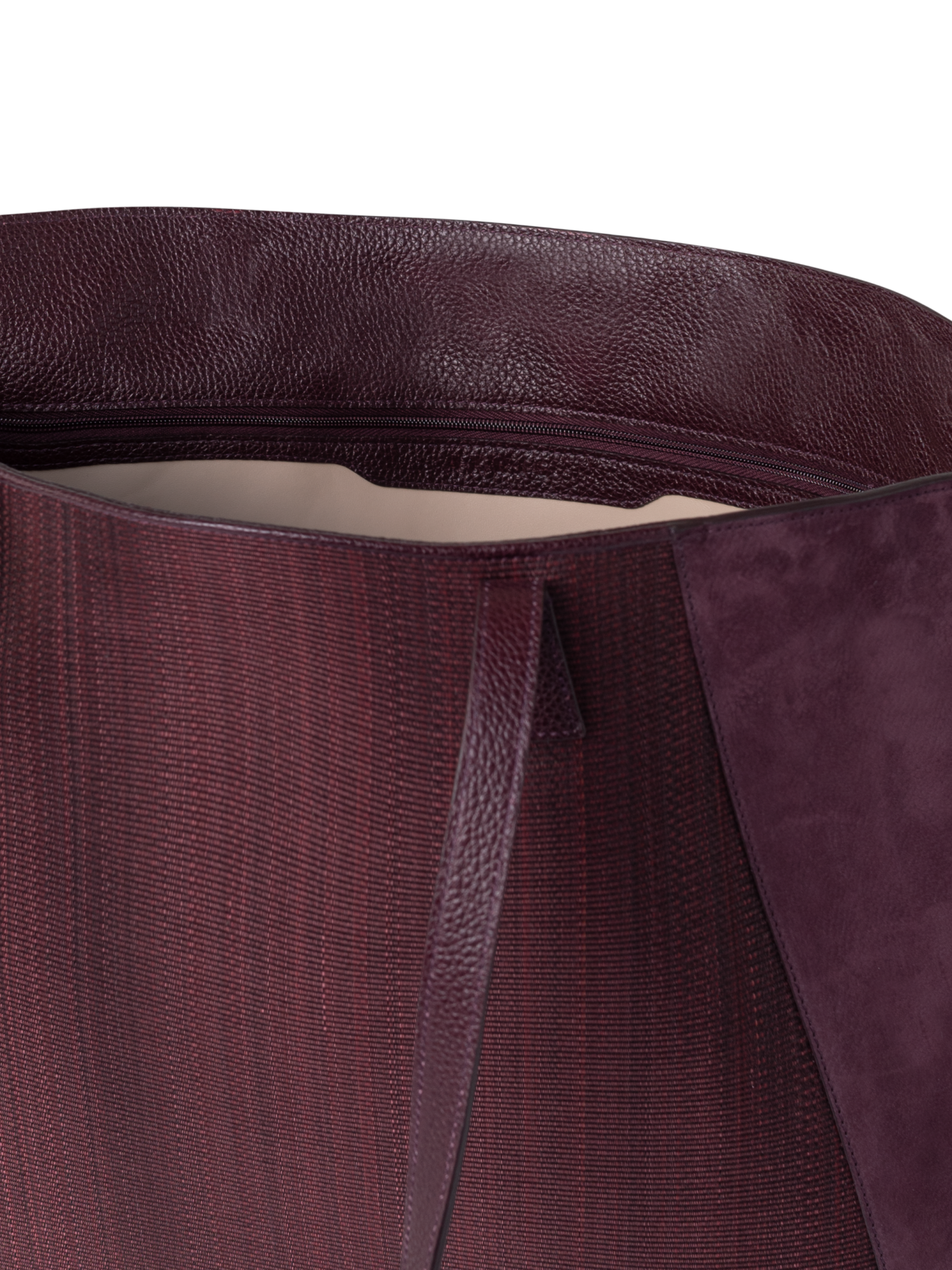 Designer Ai Medium Shoulder Tote - purple - wine - red