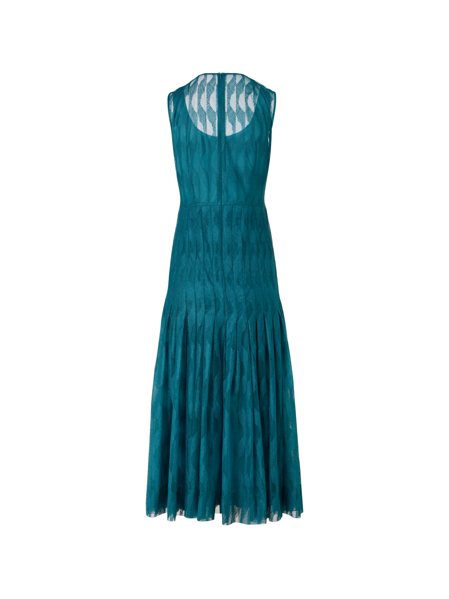 Designer Sleeveless High Plains Midi Dress - green