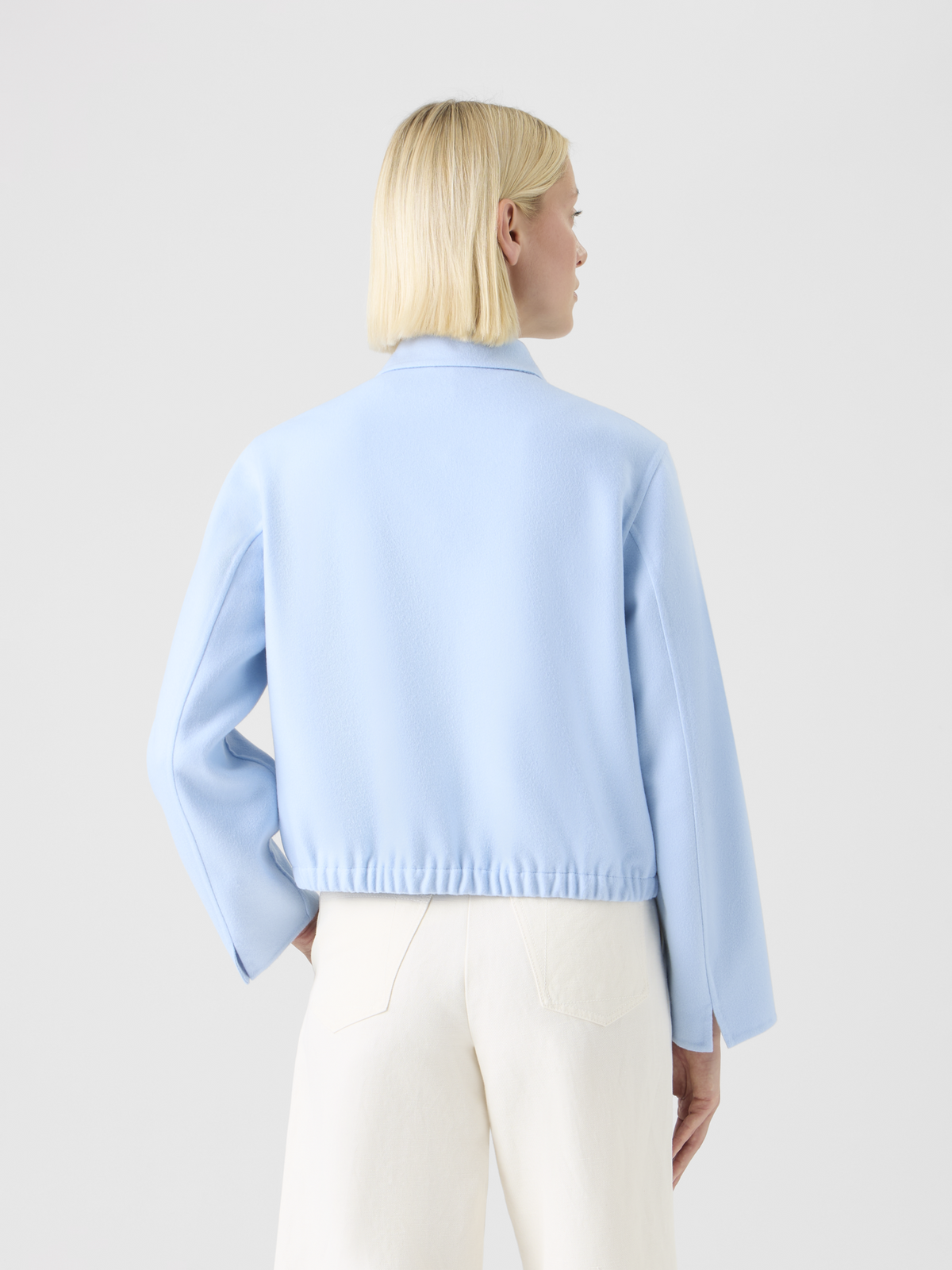 Designer Cashmere Double-Face Blouson #editorial