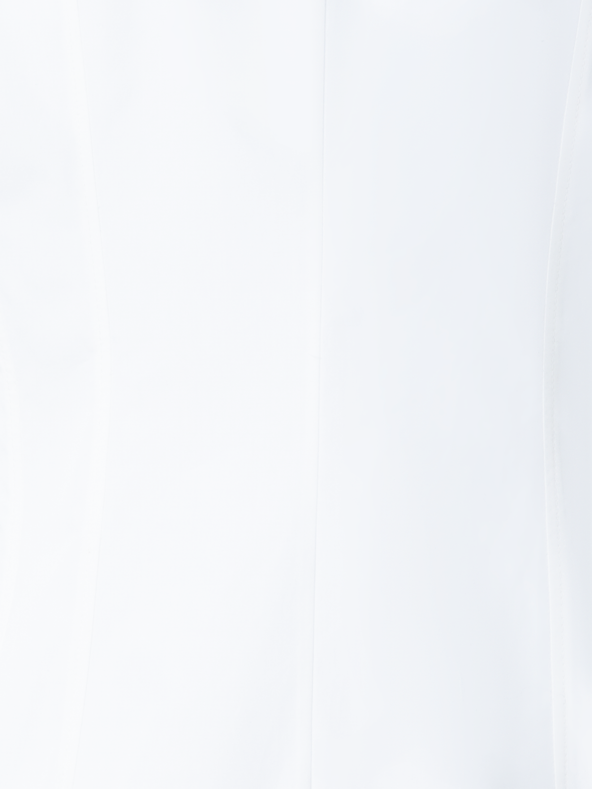 Designer Fitted Cotton Blouse - ecru - white