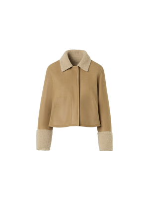 Oversized Shearling Jacket with Curly Merinillo – Akris Inc.