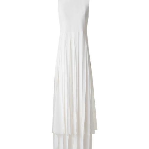 Long Silk Ribbon Gown