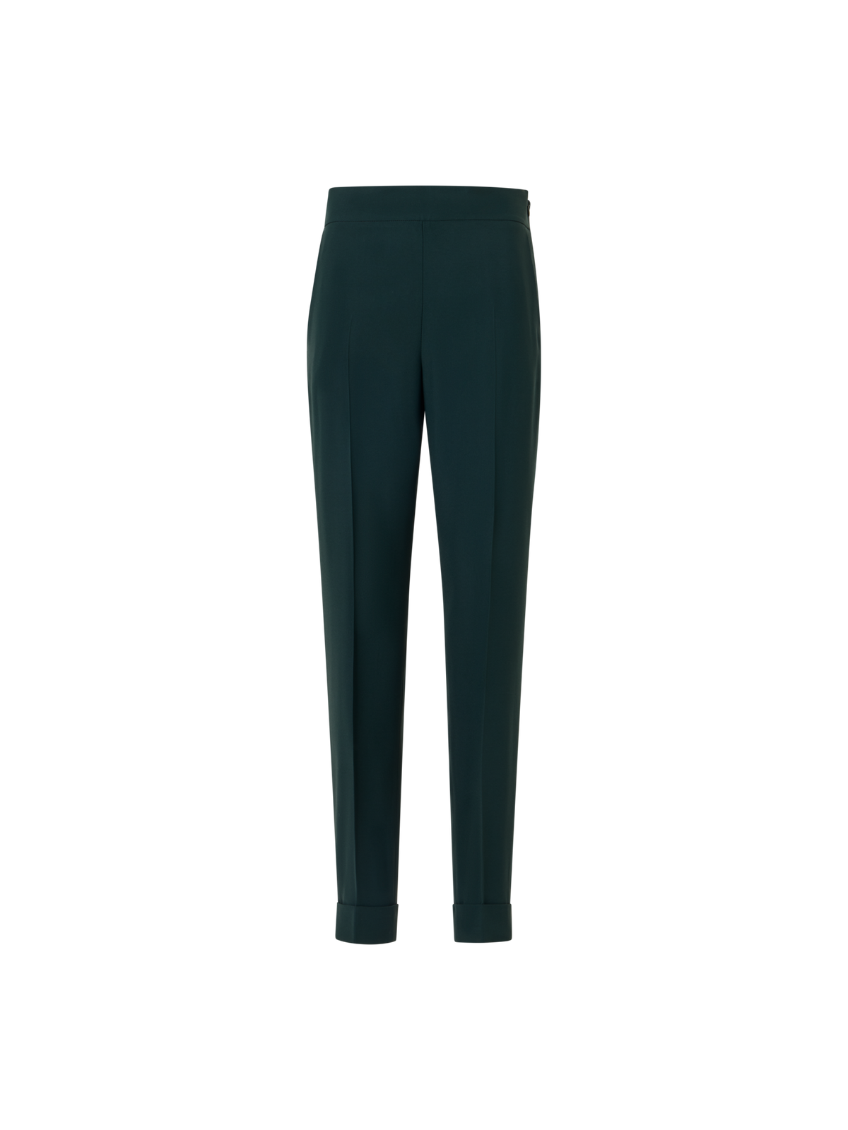Designer Tapered Pants with Elastic Waist - green