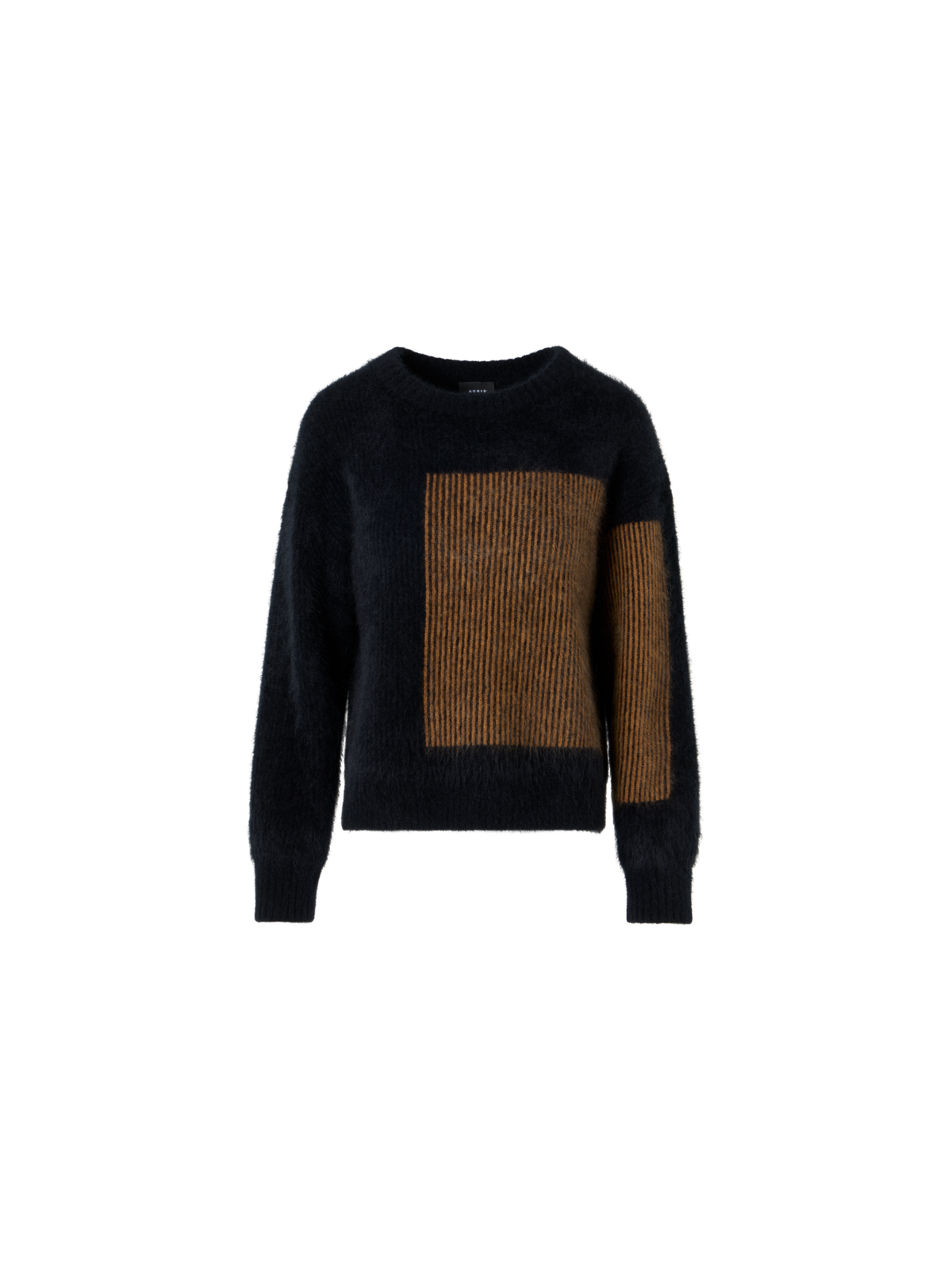 Designer Cloud Cashmere Sweater in Oro Lienzo Jacquard - black - brown - multicolor