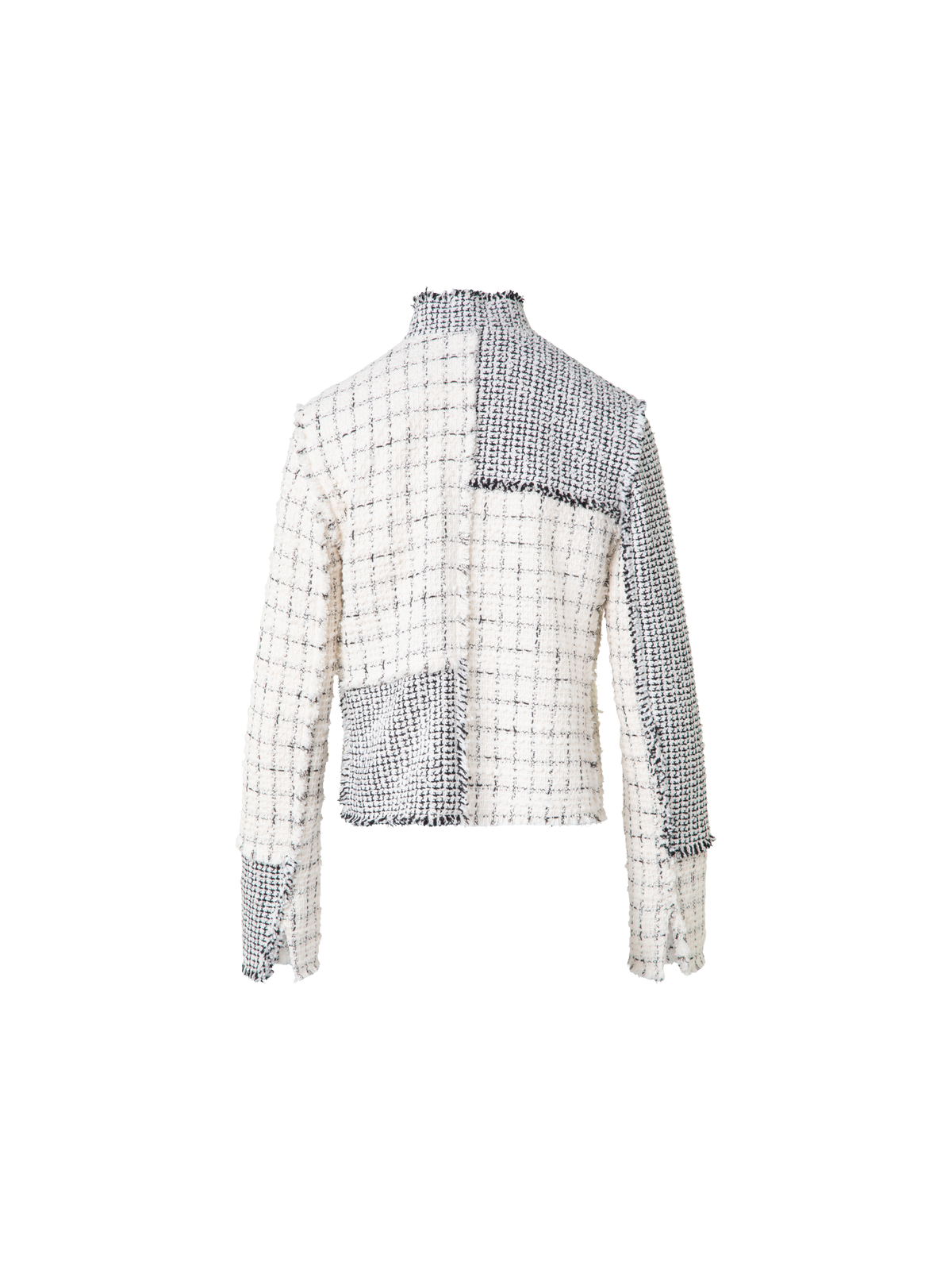 Short Jacket in Patchwork Tweed – Akris Inc. Short Jacket in Patchwork Tweed – Akris Inc.