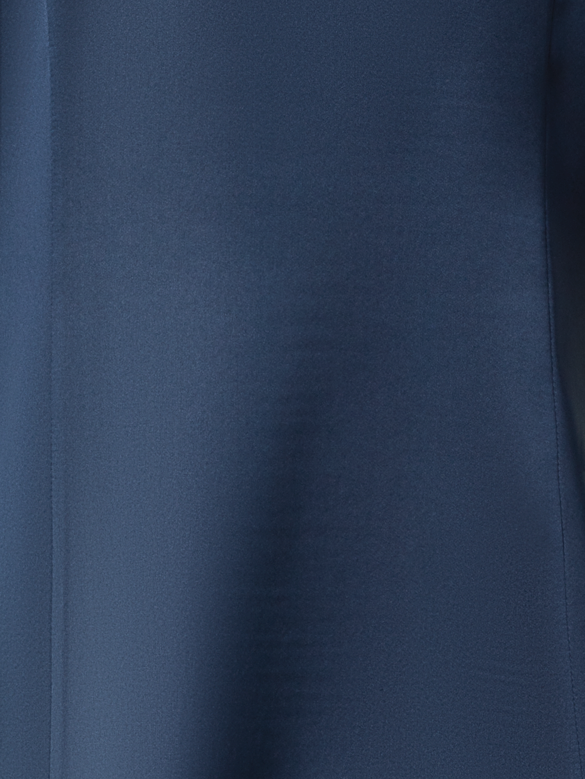 Designer Stretch Silk Satin Shirt Blouse - neutral - navy - blue