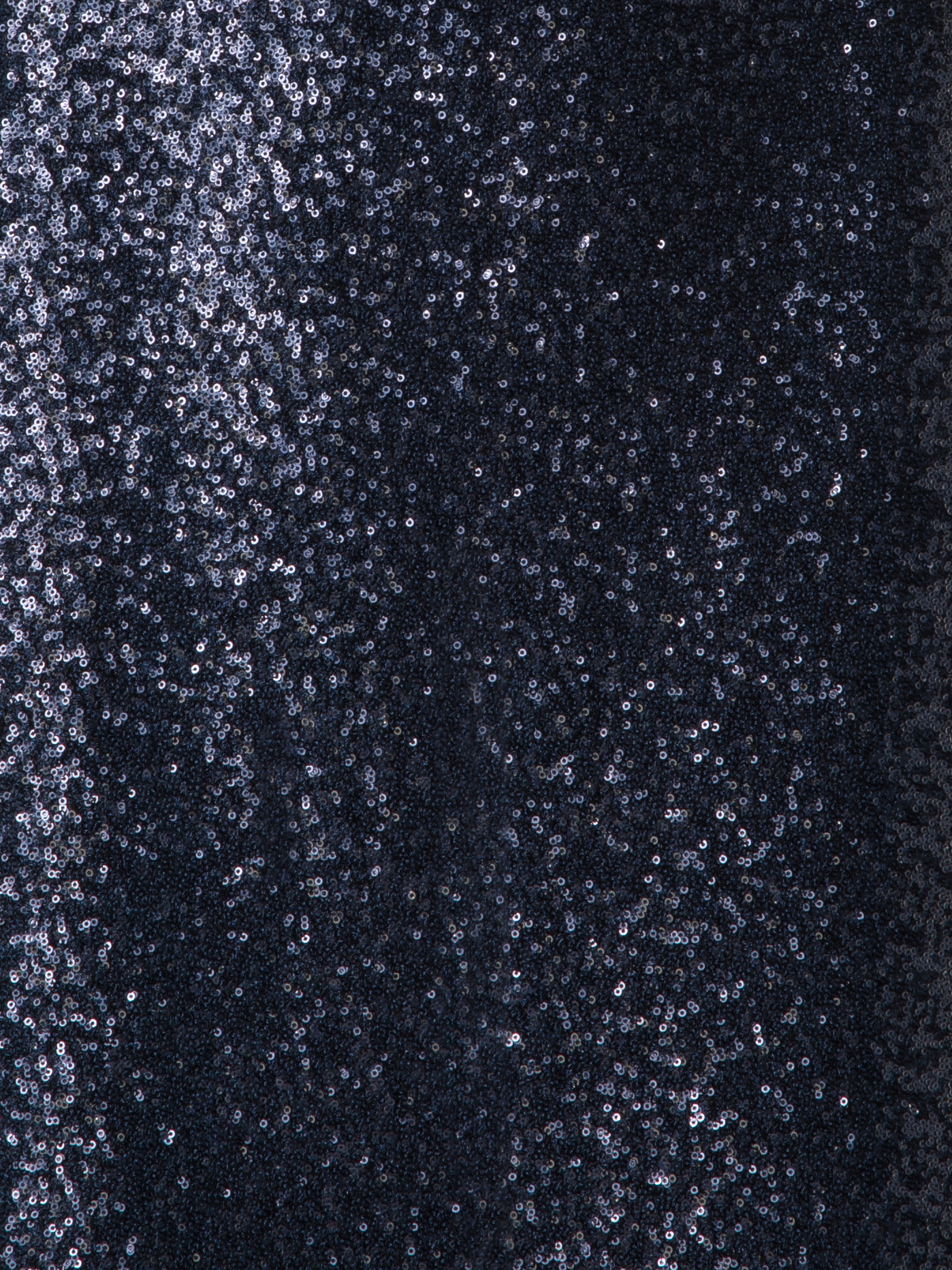 Designer Sequined Sheath Dress in A-Line - navy - blue