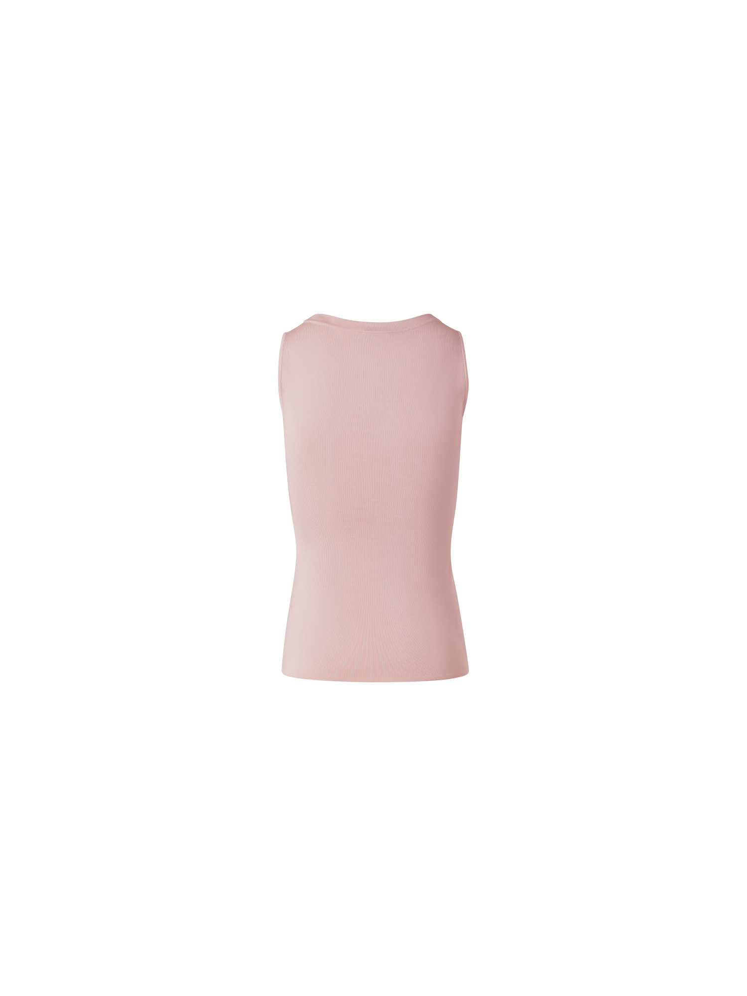 Designer Silk Knit Tank Top - orange