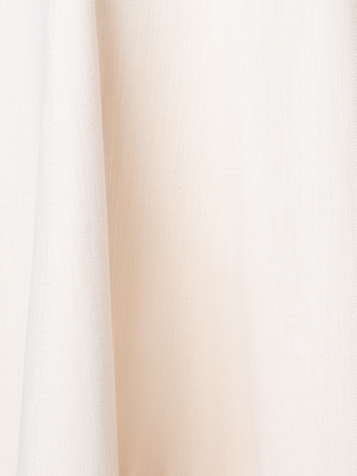 Designer Denim Midi Skirt with Fringes - neutral - pastel - beige