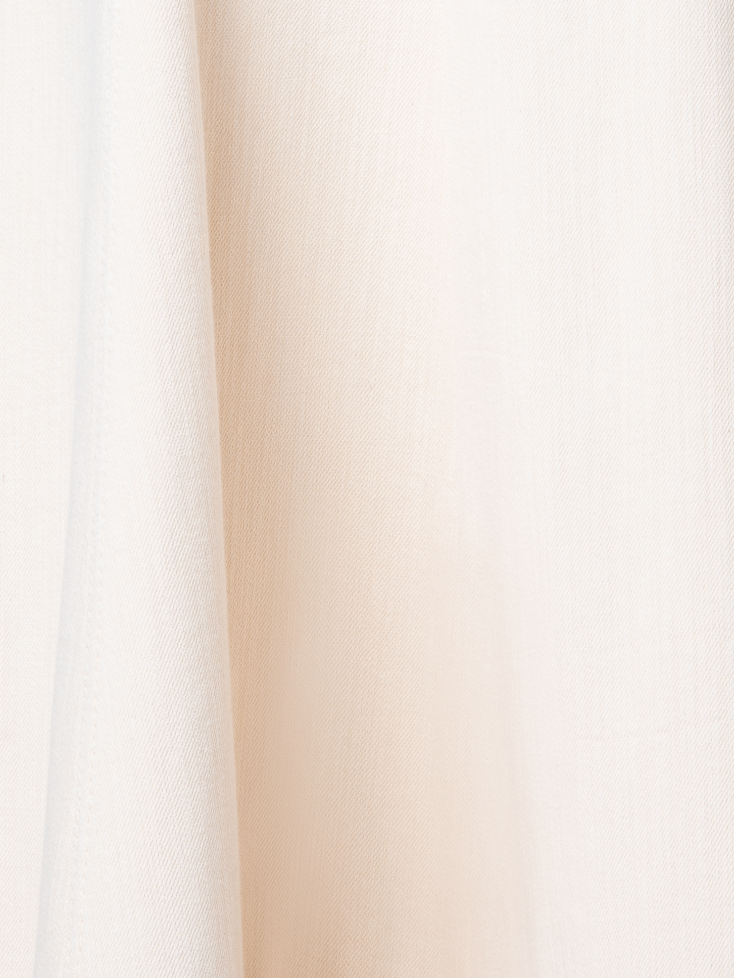 Designer Denim Midi Skirt with Fringes - neutral - pastel - beige