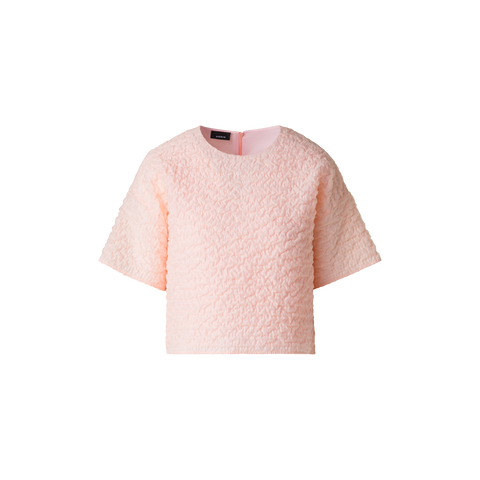 Boxy Blouse in 3D Bubble Organza