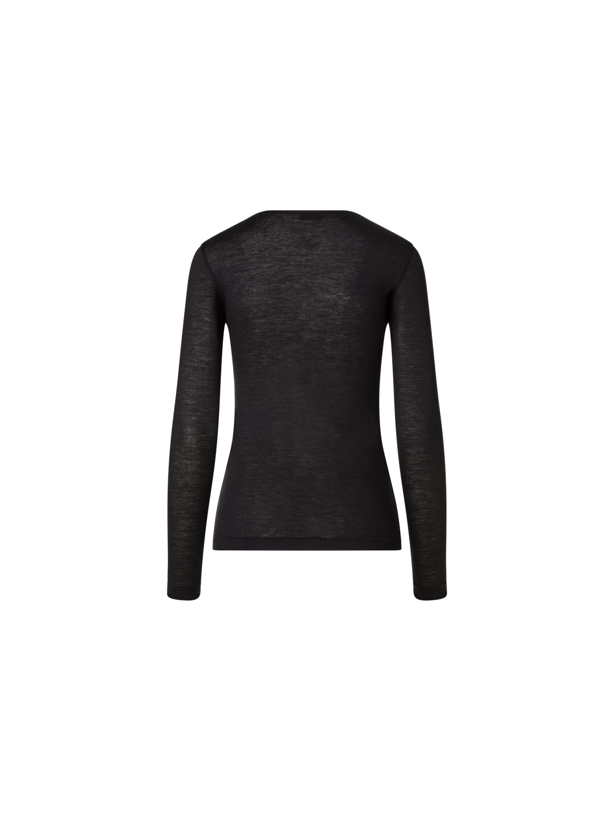 Designer Shirt from Cashmere Silk Jersey  - black