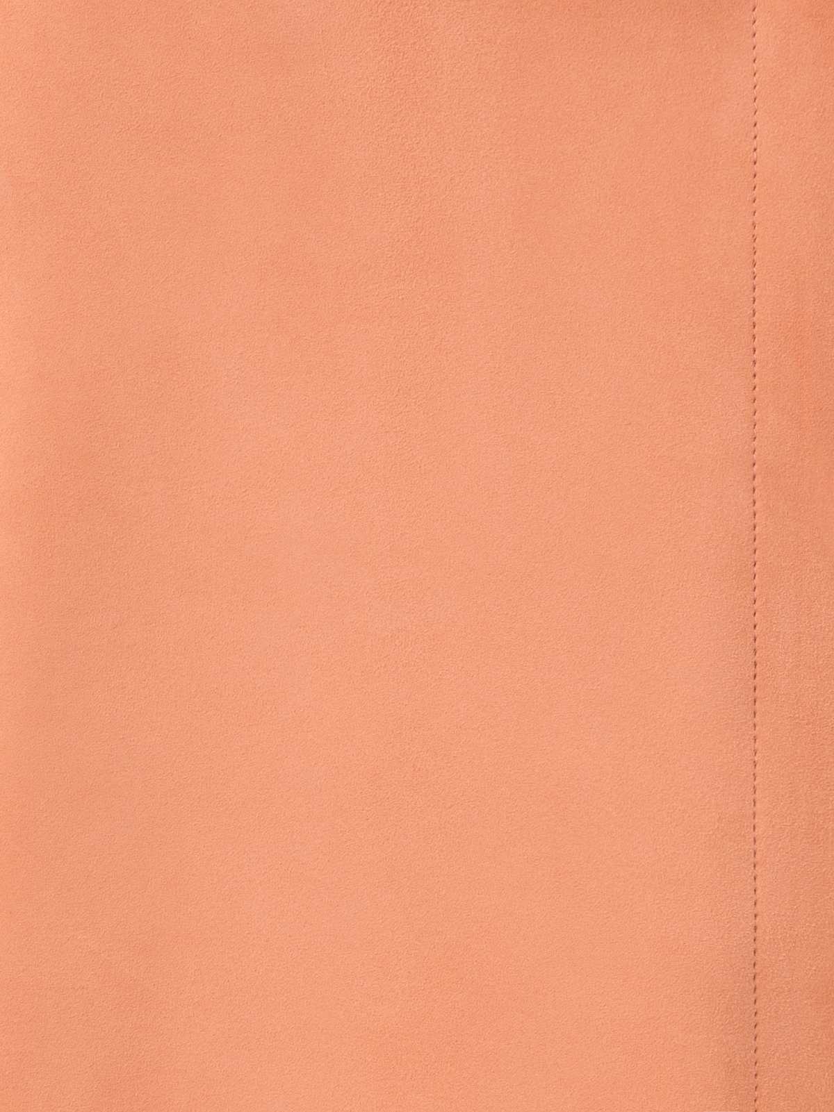 Designer Long Pencil Skirt in Nubuck Lamb Leather - pastel - beige - orange