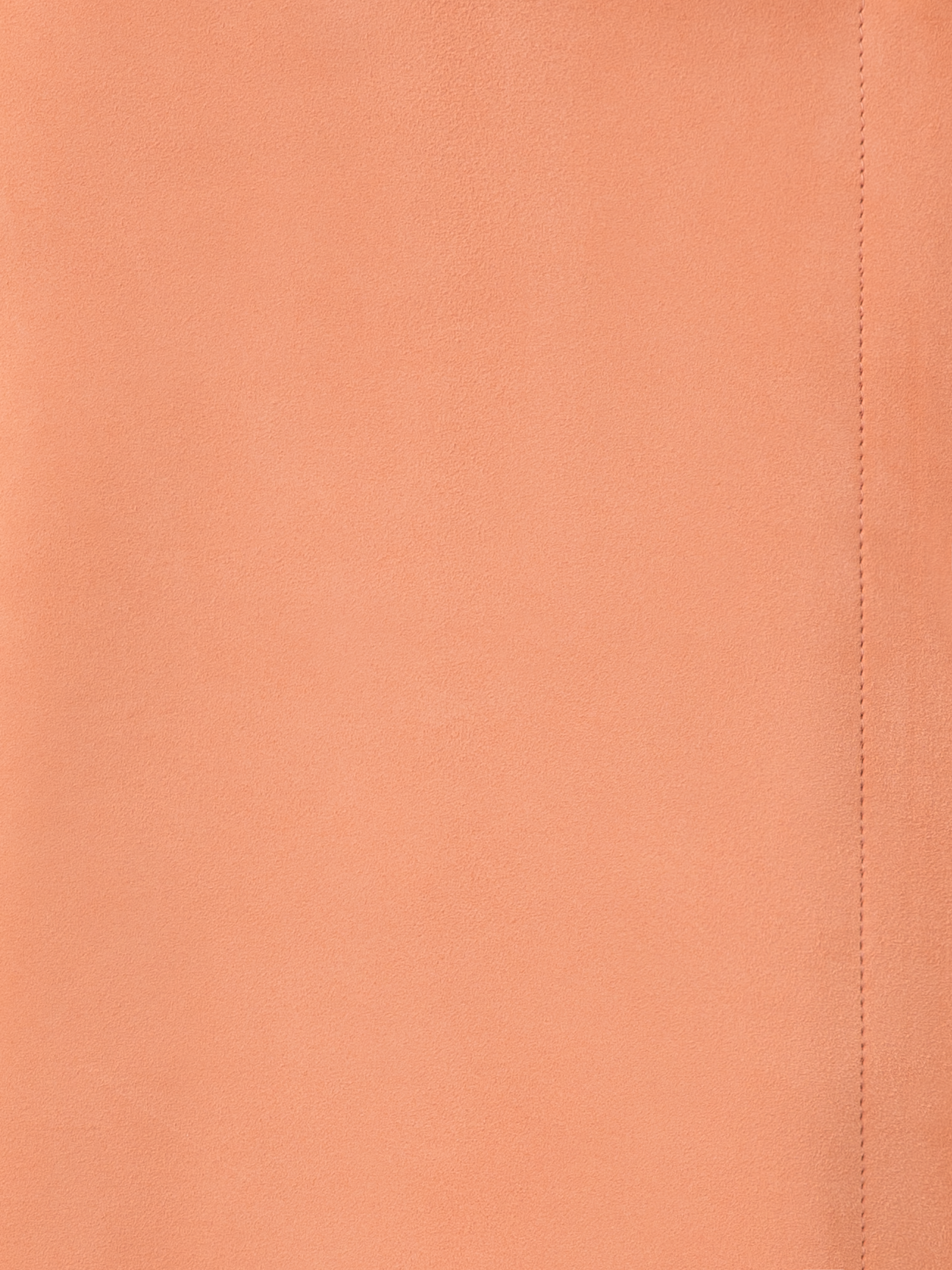 Designer Long Pencil Skirt in Nubuck Lamb Leather - pastel - beige - orange