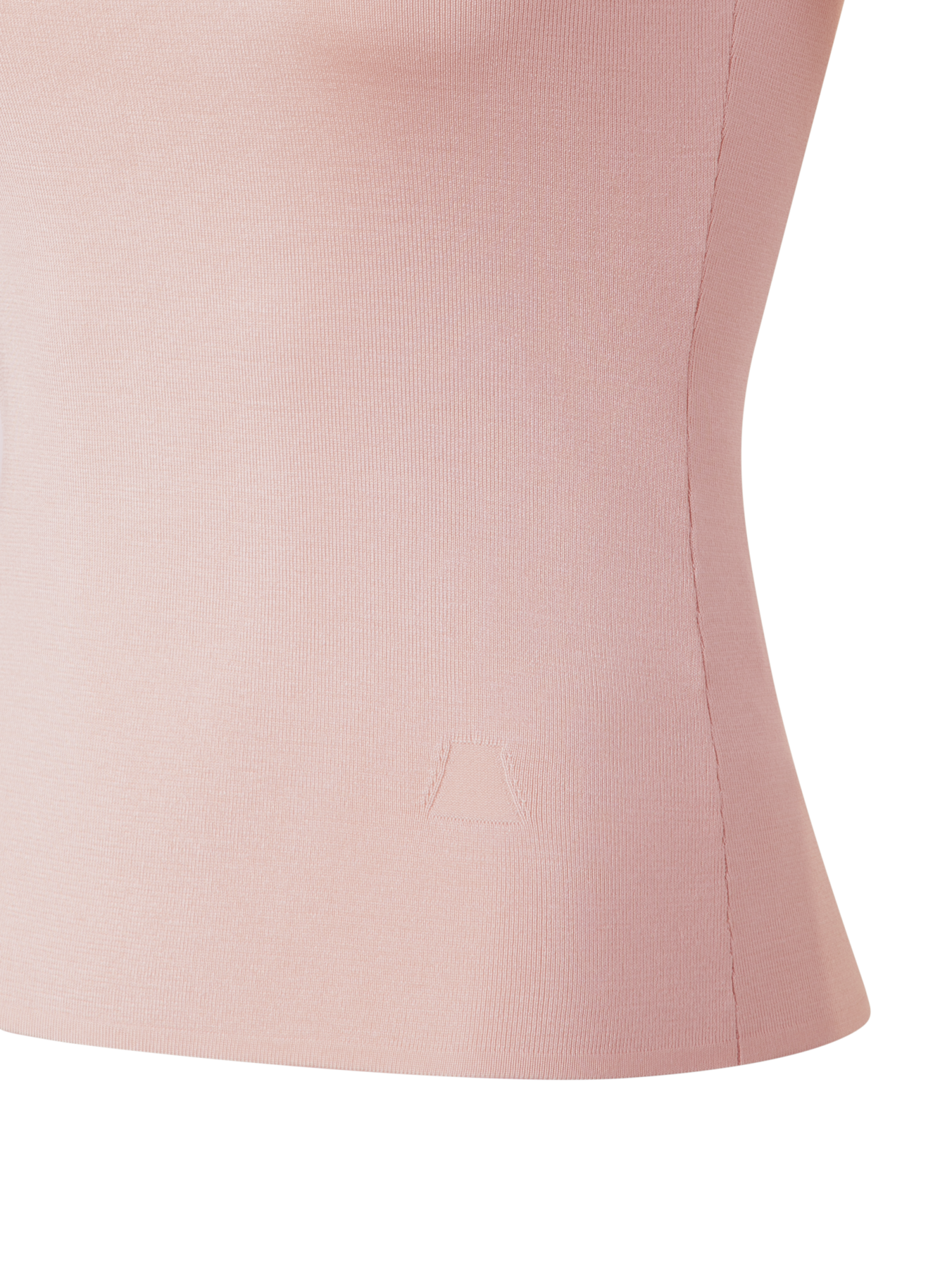 Designer Silk Knit Tank Top - orange