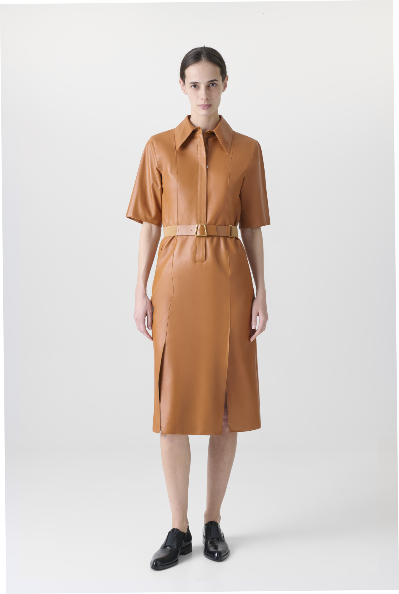 Fit and Flare Leather Dress – Akris Inc