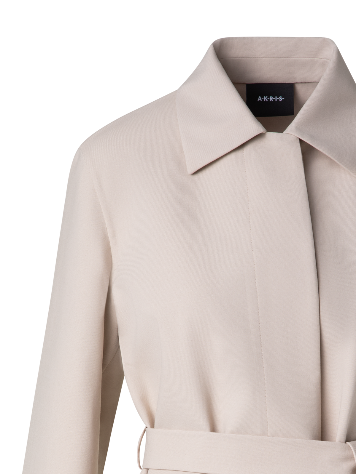 Designer Short Coat in Cotton Double-Face - neutral - beige