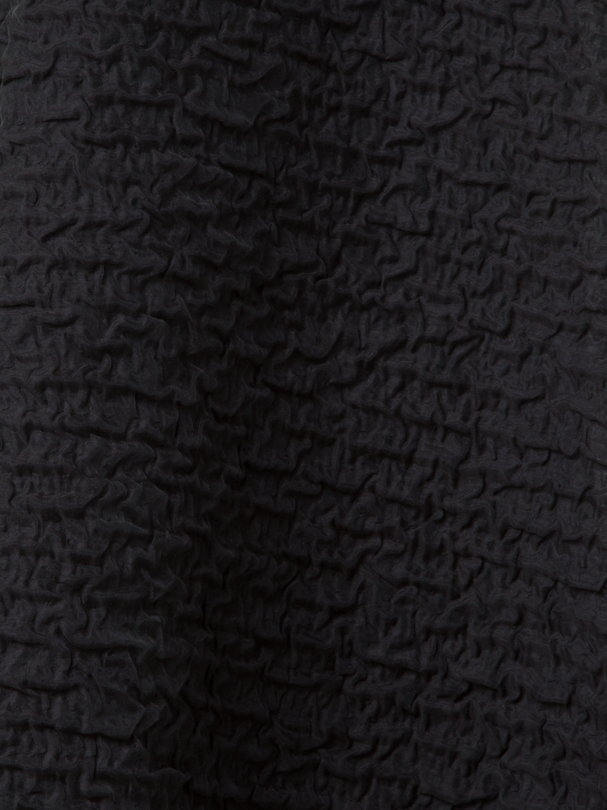 Designer Flared Midi Skirt with 3D Bubble Organza - black - neutral