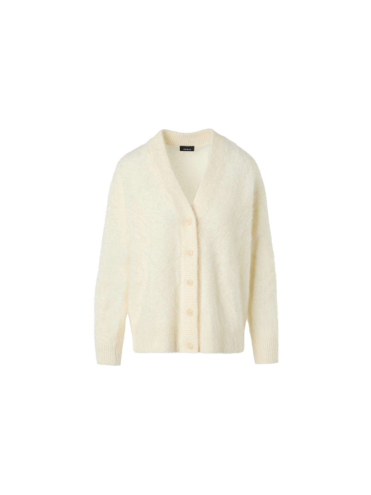 Designer Cloud Cashmere Relaxed Cardigan - ecru