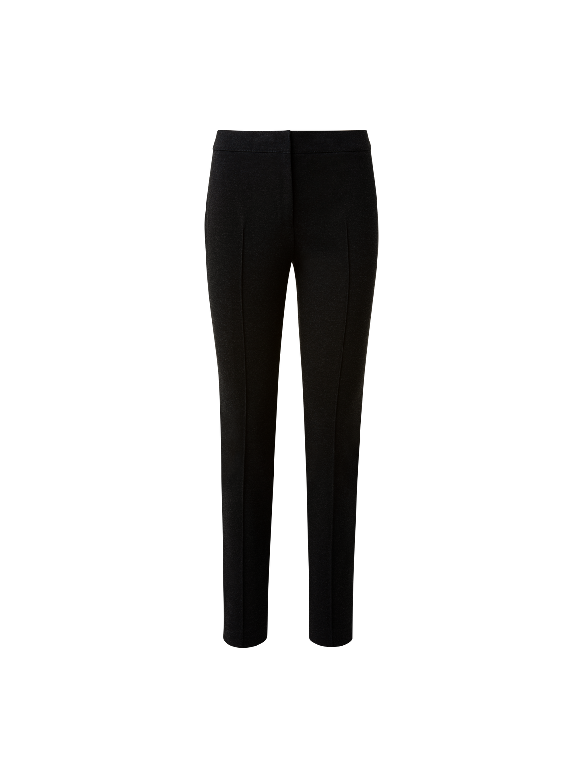 Designer Skinny Jersey Stretch Pants - black - grey