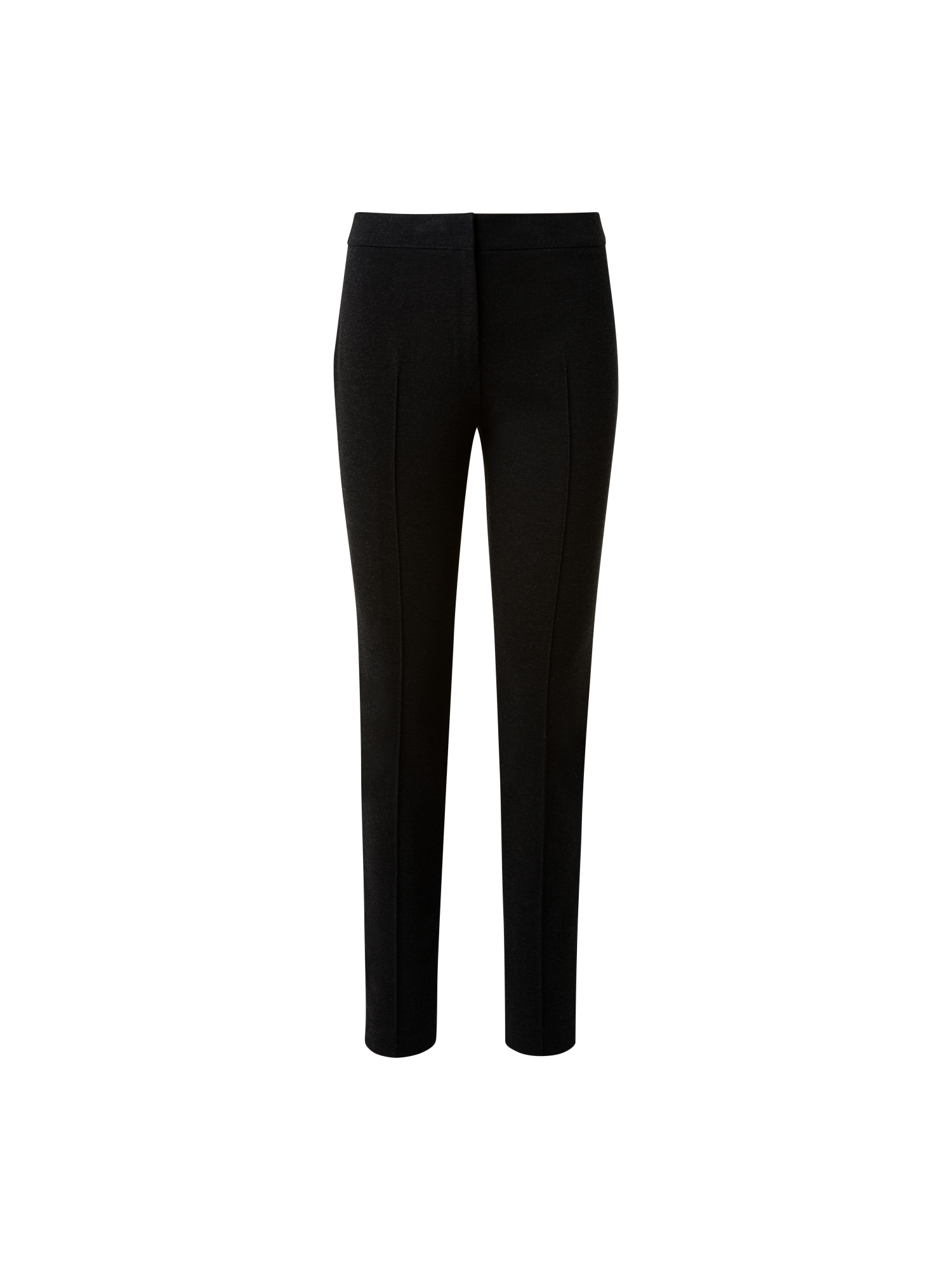 Designer Skinny Jersey Stretch Pants - black - grey