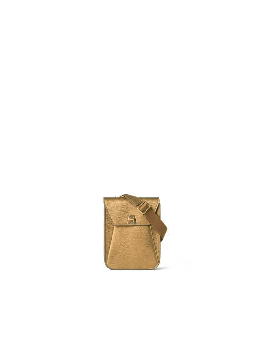 Designer Anouk Mini Messenger Bag - gold