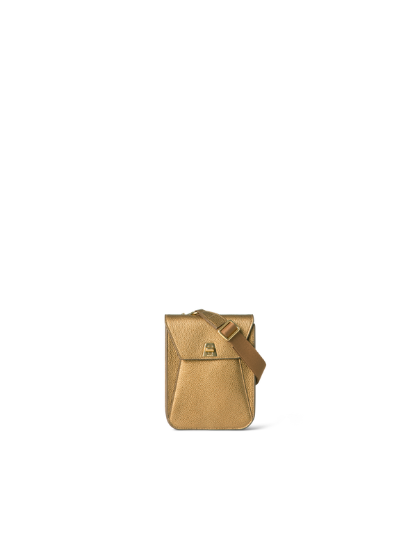 Designer Anouk Mini Messenger Bag - gold