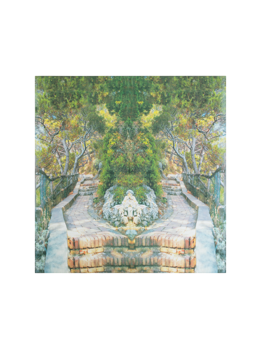 Designer Scarf in Cotton and Silk with Via Krupp Print - multicolor