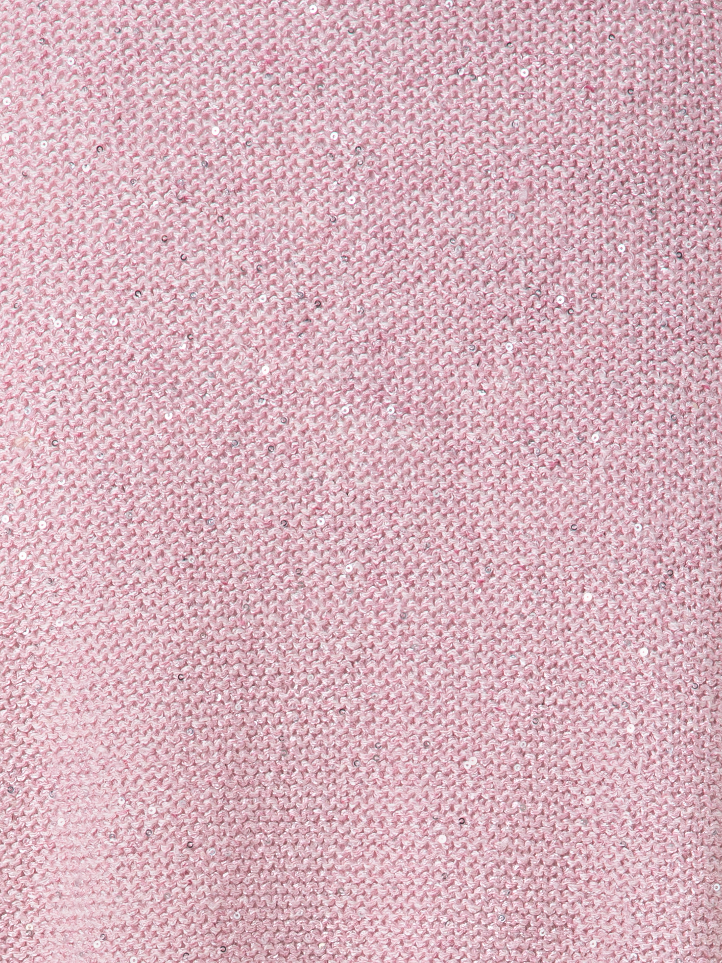 Designer Cardigan in Linen Cotton with Micro Sequins - pastel - pink