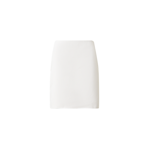 Short Pencil Skirt in Cotton Double-Face