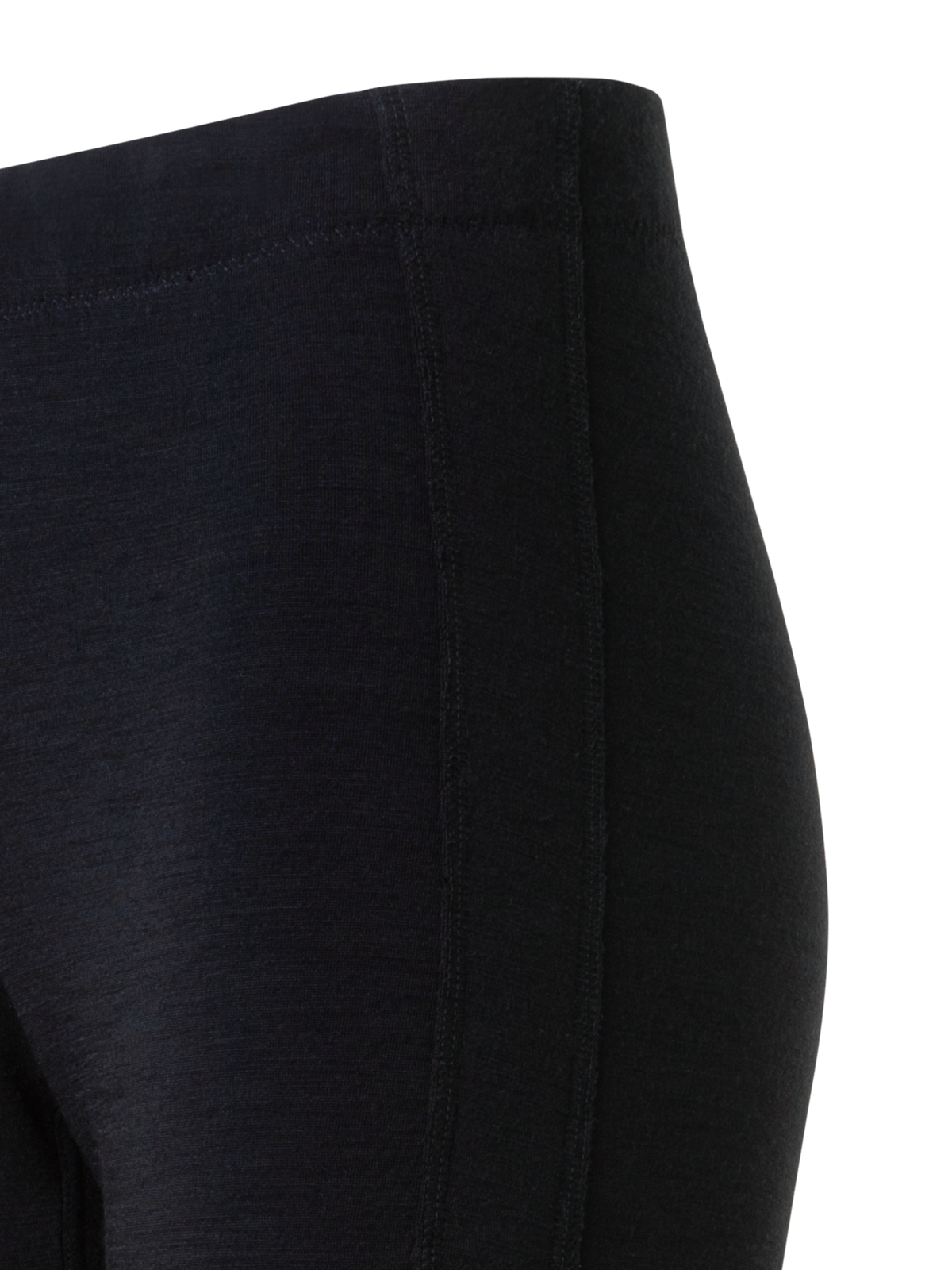 Designer Skinny Wool Cotton Blend Scuba Leggings - black - neutral