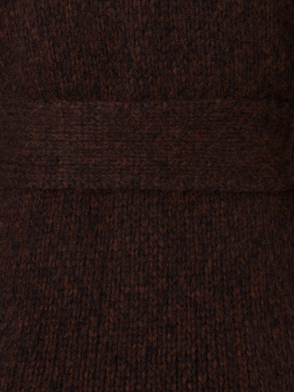 Designer Cashmere Silk Mouliné Long Cardigan - black - brown - multicolor