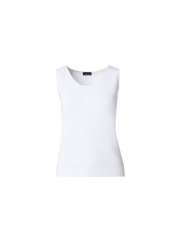 Designer Cotton Piqué Tank Top