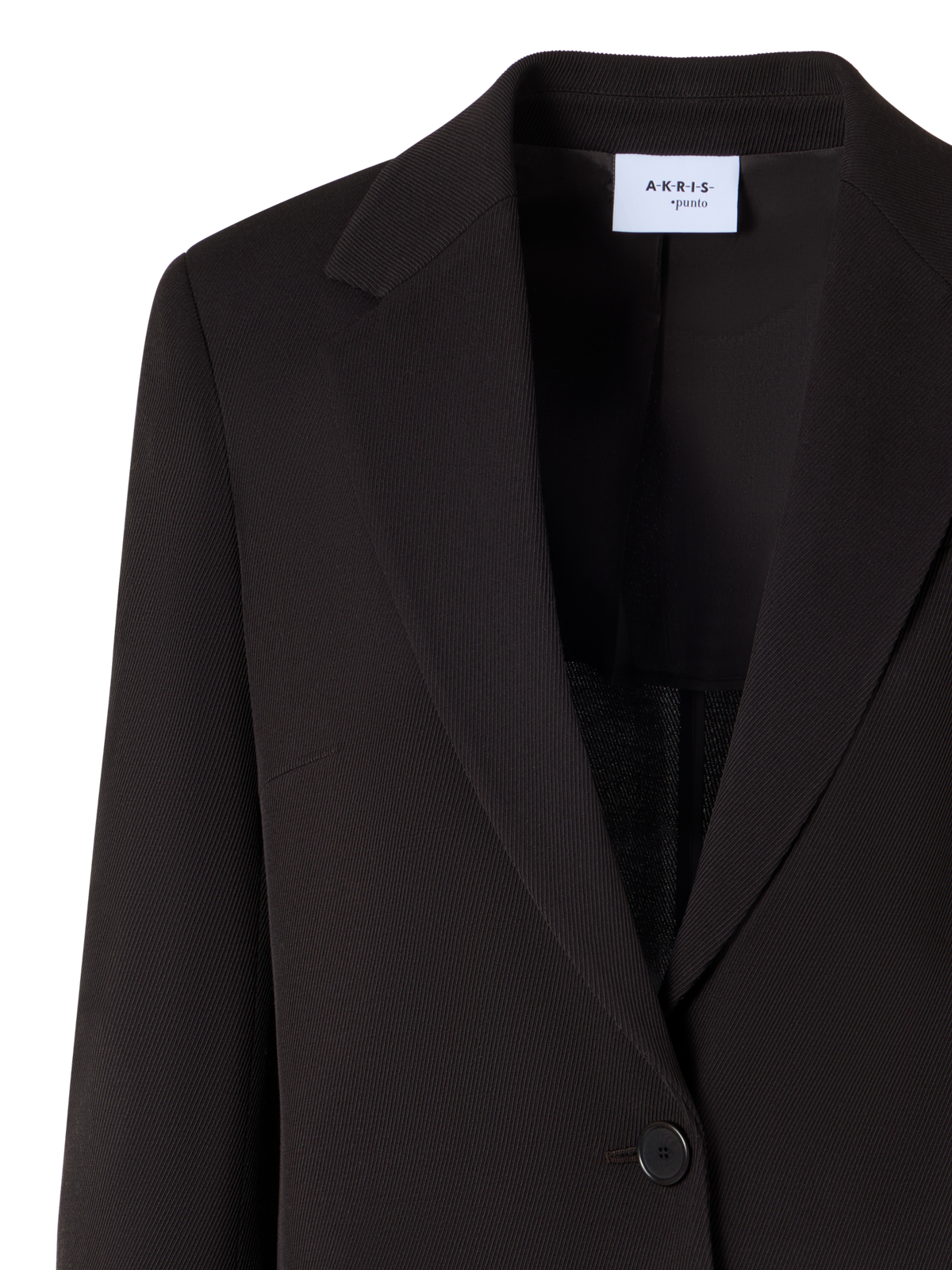 Designer Boyfriend Blazer in Wool Tricotine - brown