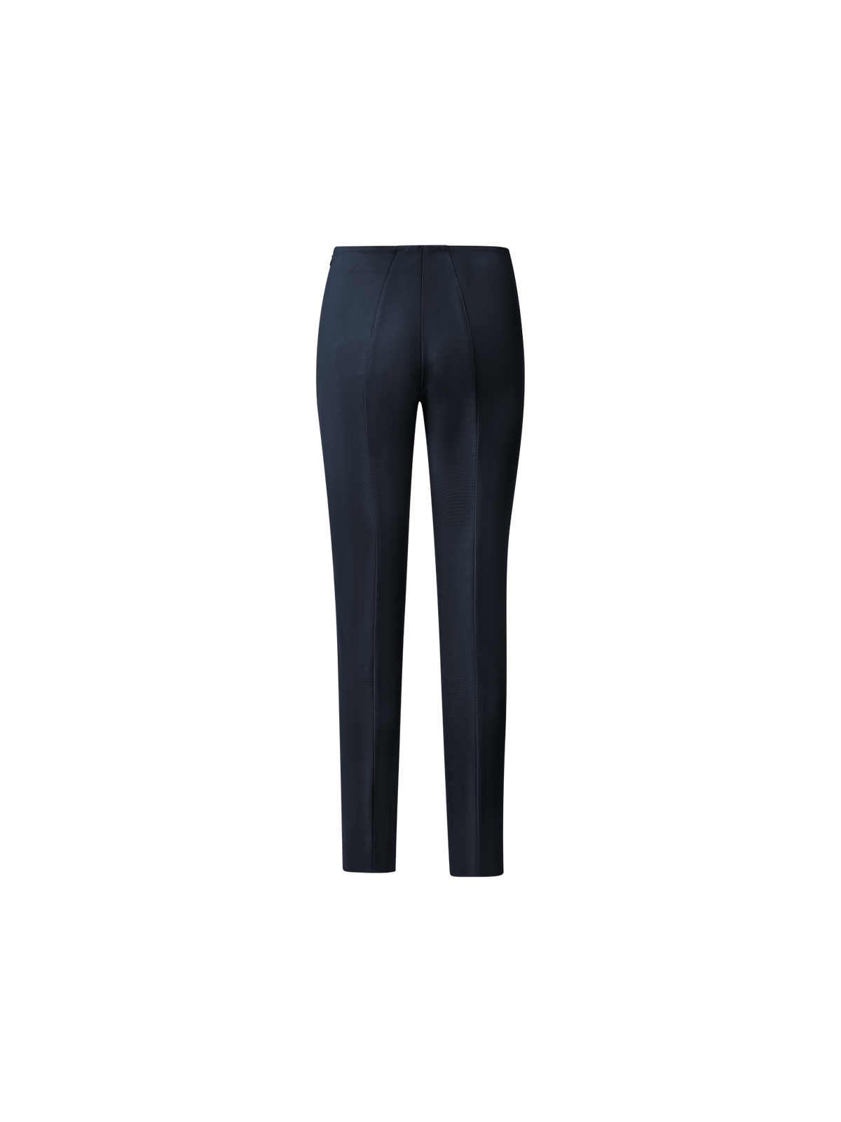 Designer Slim Cotton Techno Stretch Pants - navy - blue