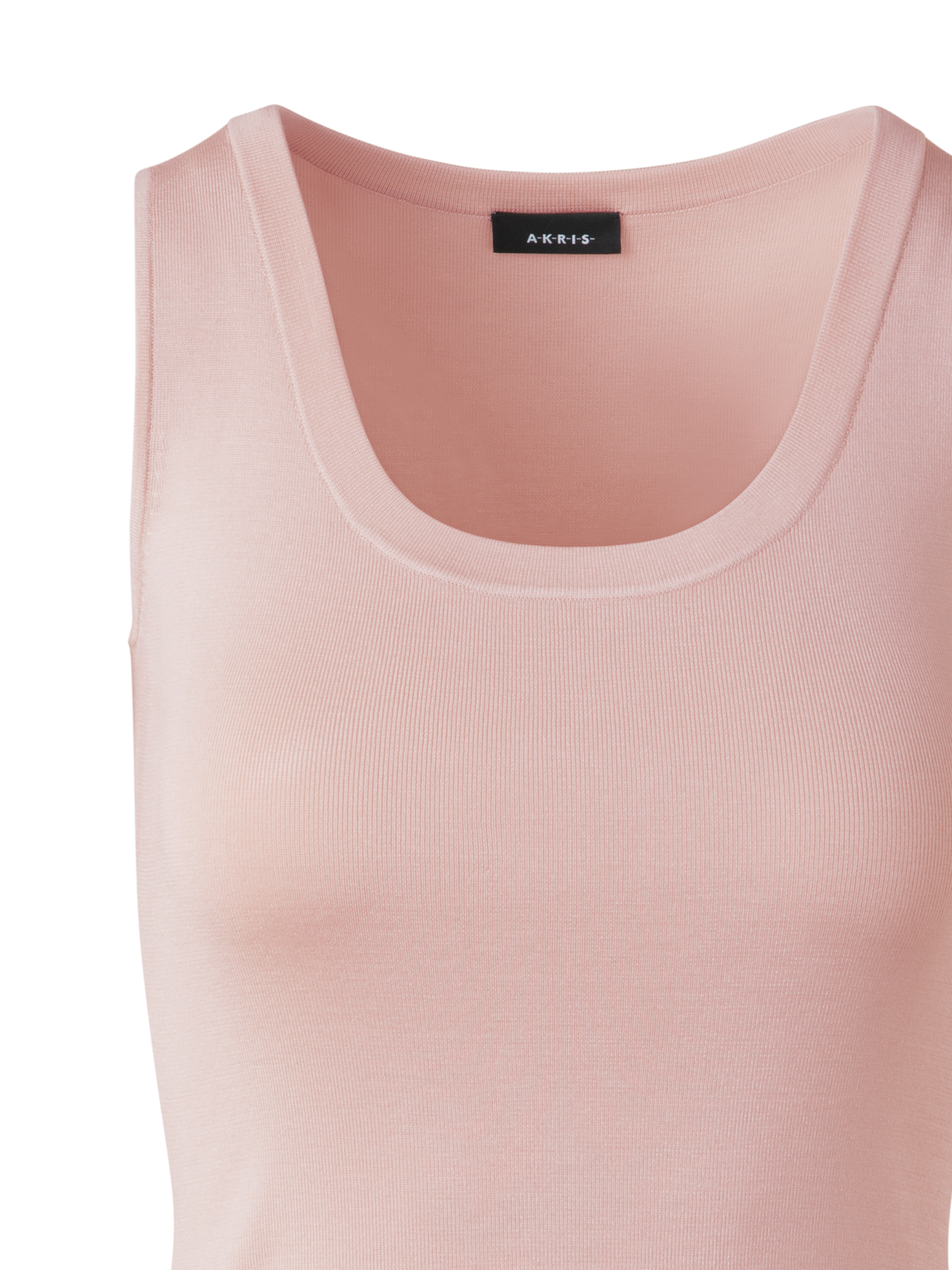 Designer Silk Knit Tank Top - orange