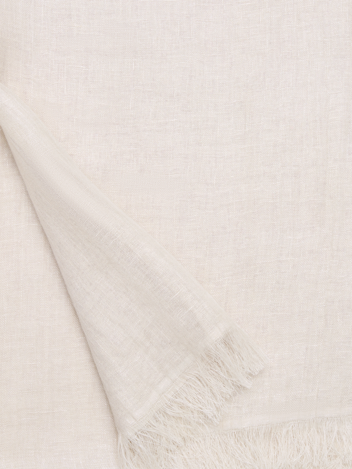 Designer Linen Scarf - neutral - beige