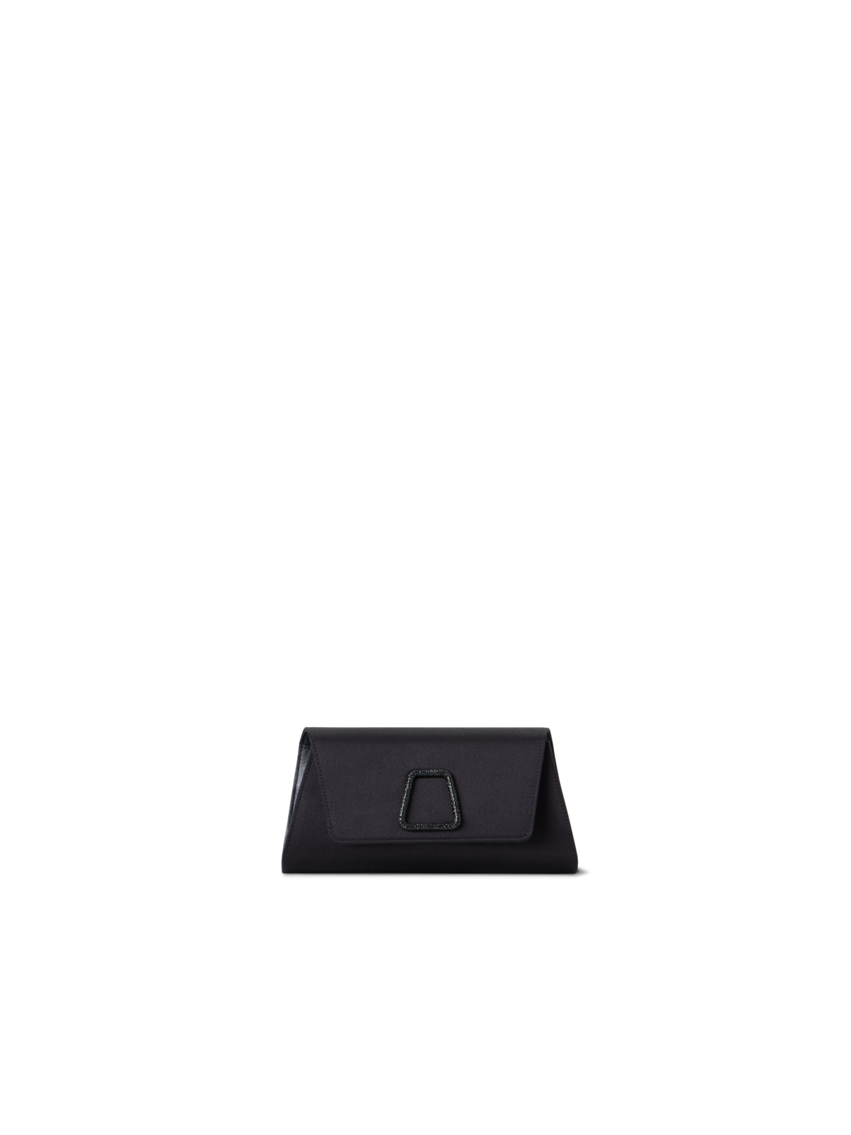 Designer Anouk Mini Trapezoid Clutch - black