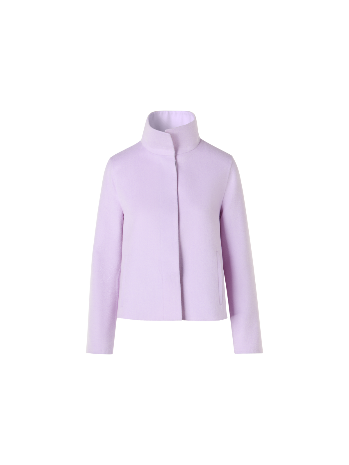 Designer Castro Jacket in Cashmere-Silk Double-Face - pastel